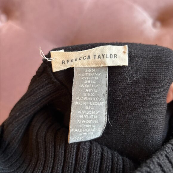 Rebecca Taylor Matching Leopard Print Beanie and Infinity Scarf - Picture 2 of 4